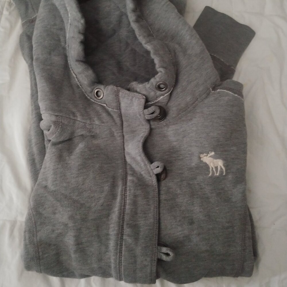 Vintage Abercrombie & Fitch Women's Hooded Toggle Jacket